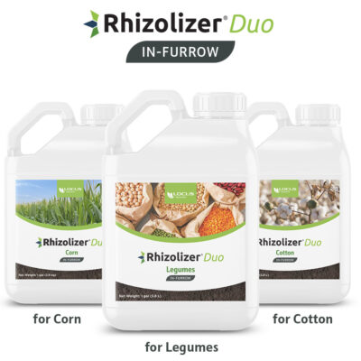 Rhizolizer Duo In-Furrow biologicals for corn, cotton and legumes
