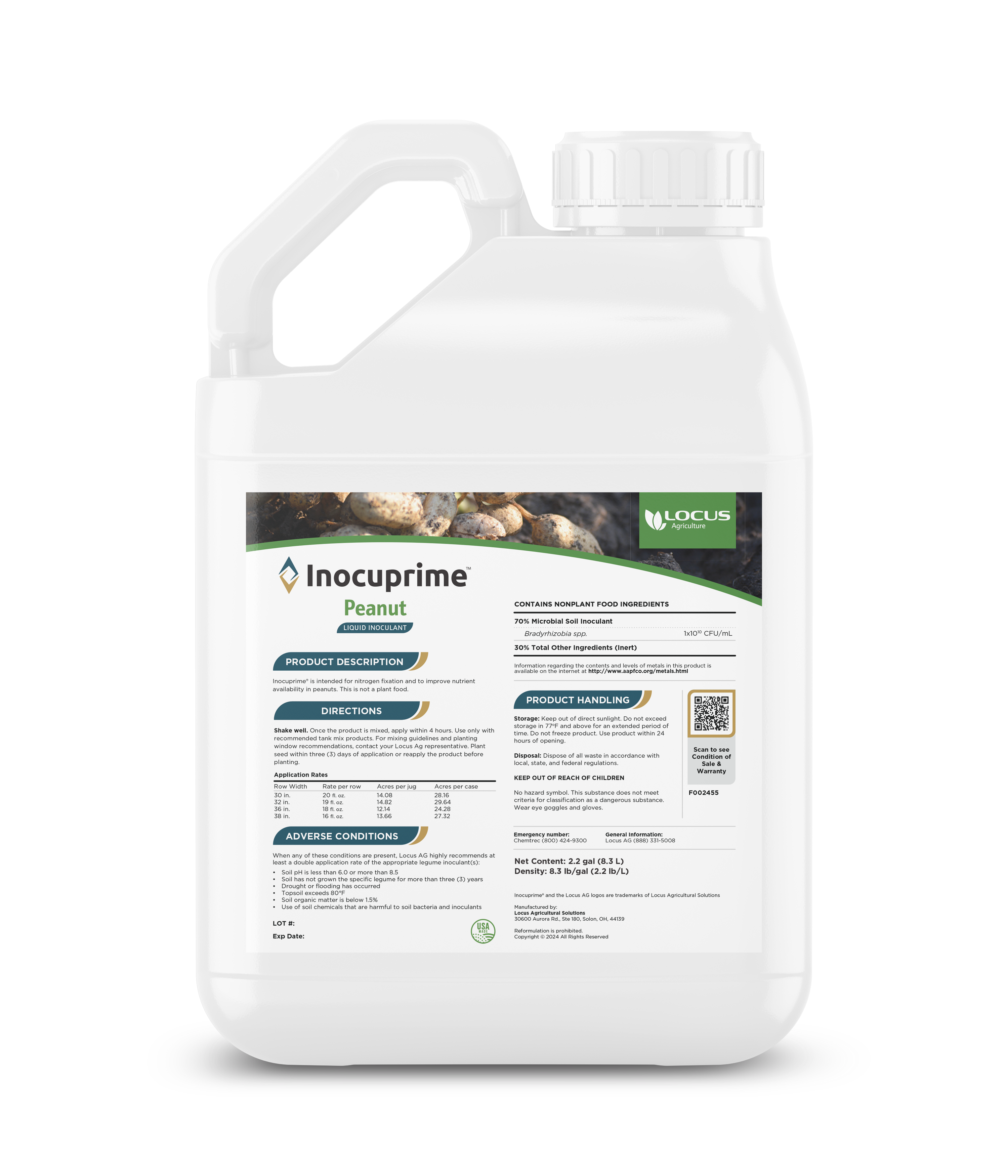 Inocuprime Peanut Liquid Inoculant